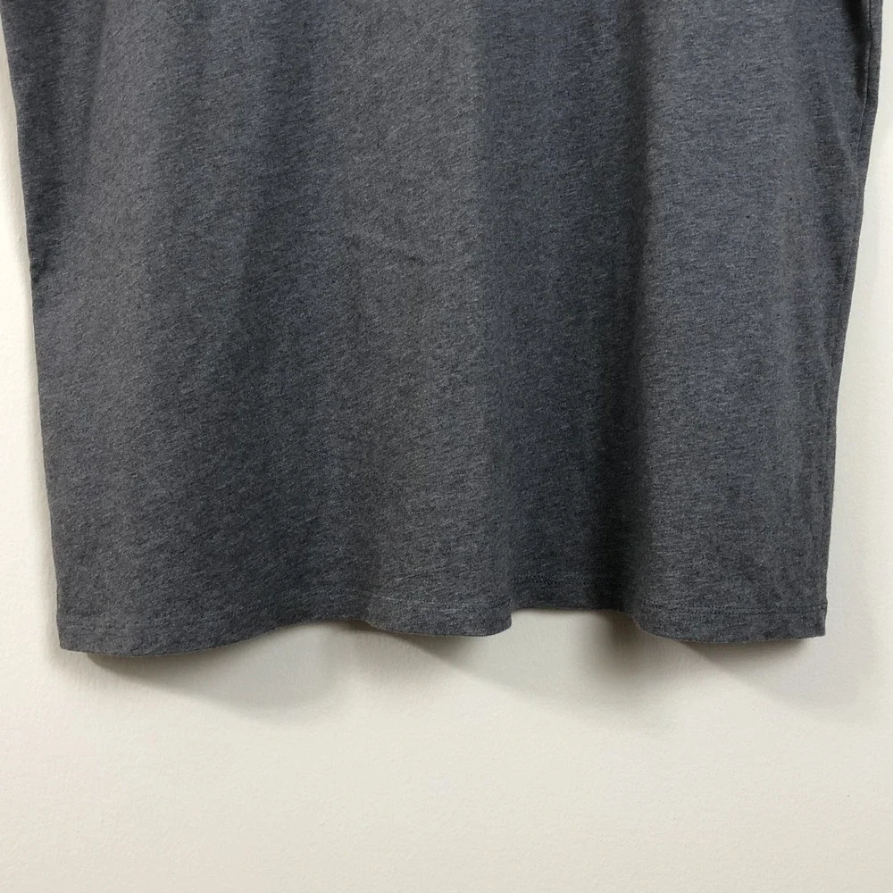 Michigan Wolverines Jordan Dri-Fit T-Shirt NCAA Basketball Men's Sz L Gray